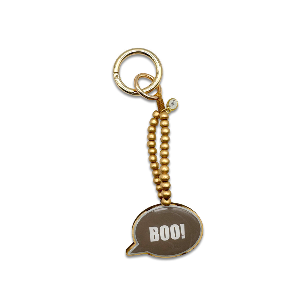 Escapulario Taschenanhänger Boo als verspielter niedlicher Bagcharm für Handtaschen und Taschen als einzigartiges Accessoire für Frauen.