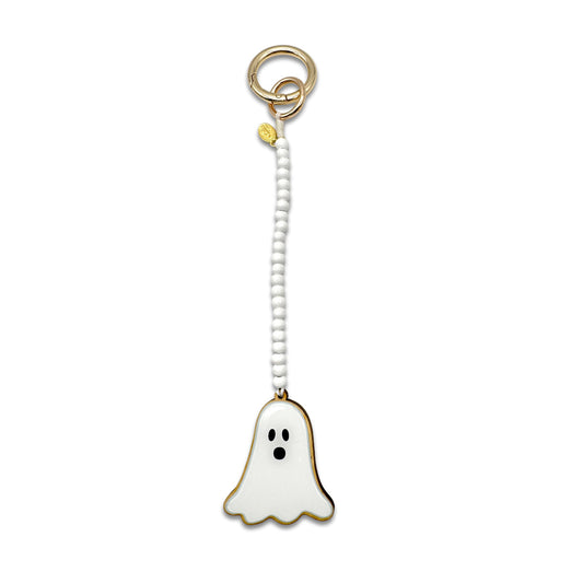 Escapulario Taschenanhänger Mrs. Boo als niedlicher verspielter Bagcharm für Handtaschen und Taschen als einzigartiges Accessoire für Damen.
