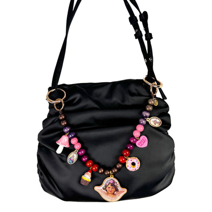 Escapulario Taschenkette Engel als spirituelle Taschenkette für Handtaschen und Taschen ein besonderes Accessoire und Geschenkidee für Frauen.