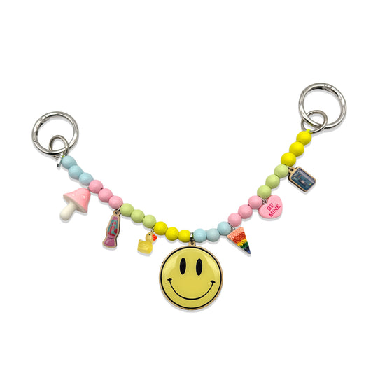 Escapulario Taschenkette FUN als bunte fröhliche Taschenkette für Handtaschen und Taschen eine tolle Geschenkidee für Damen die Farbe lieben.