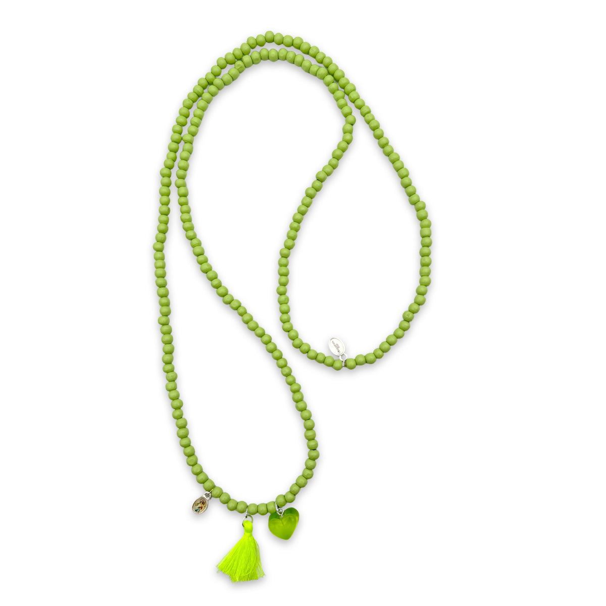 tassel necklace pistachio
