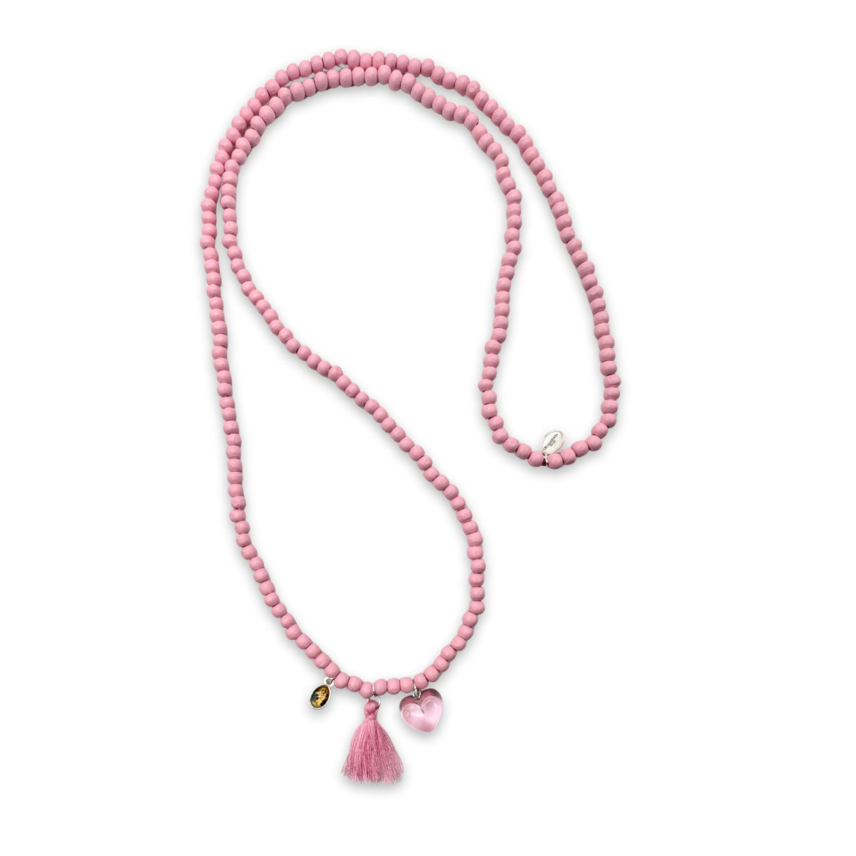 tassel necklace pink