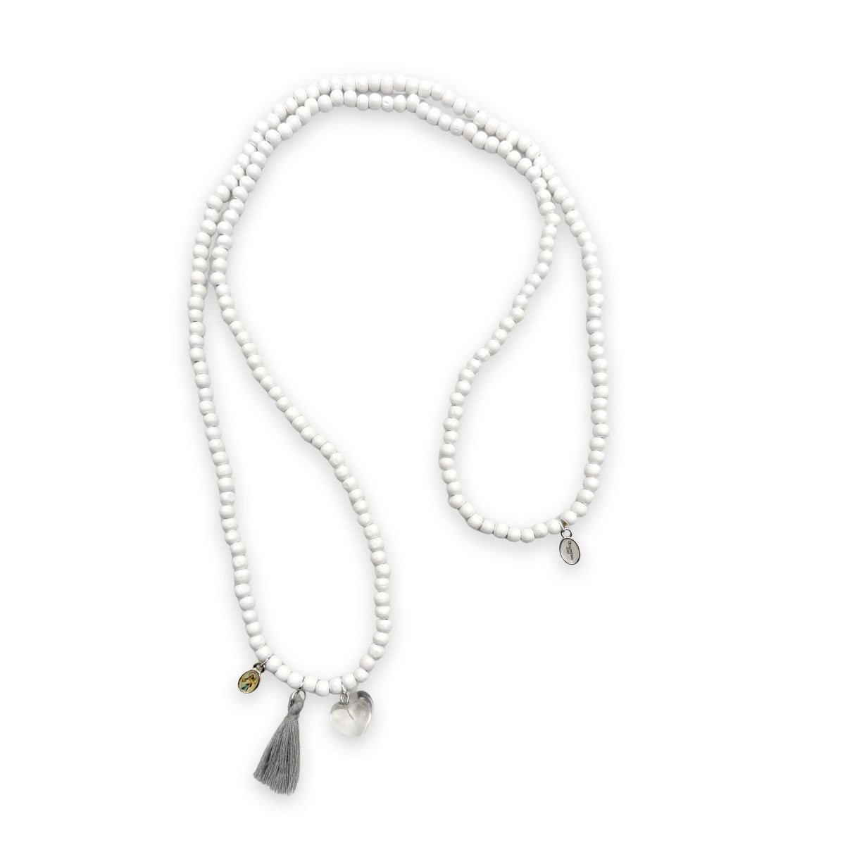 tassel chain white